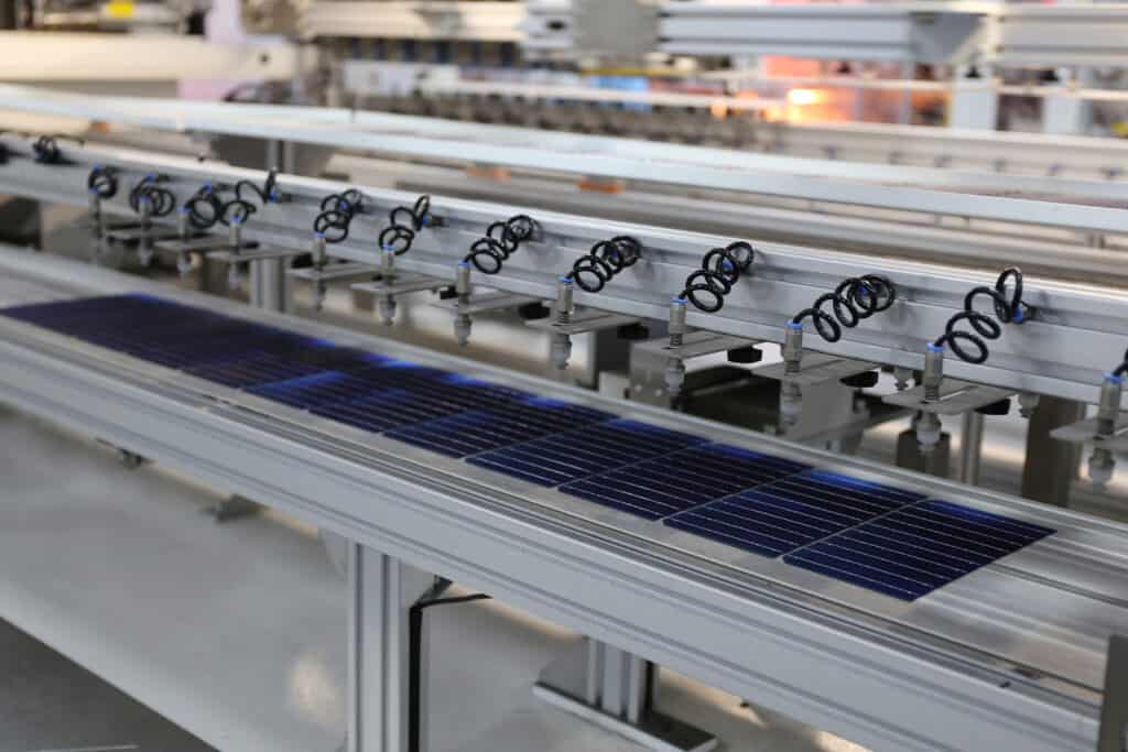 Productie Sunket zonnepanelen